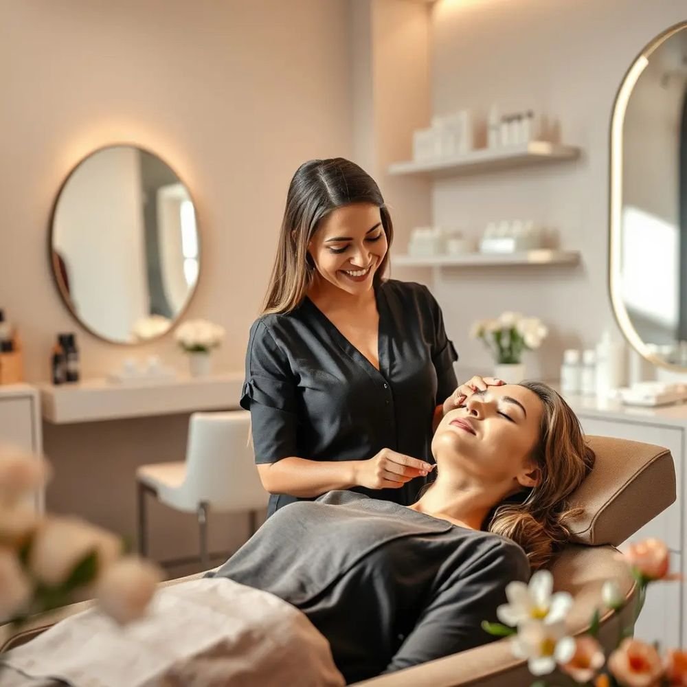 Atendimento design de sobrancelhas